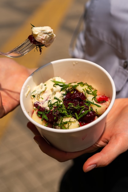 Szybkie danie w misce